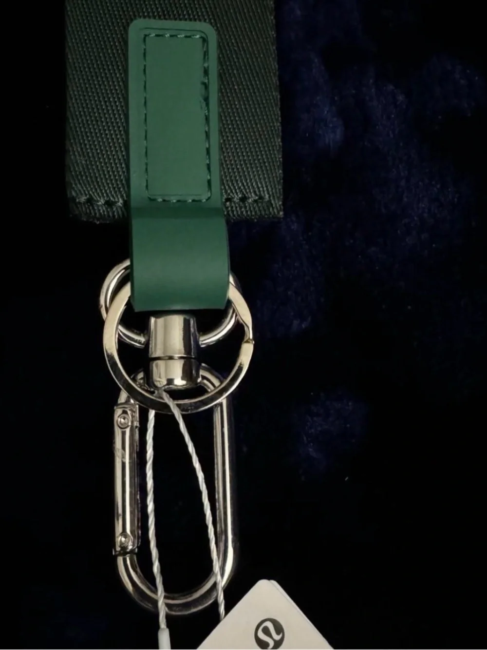 Green color keychain